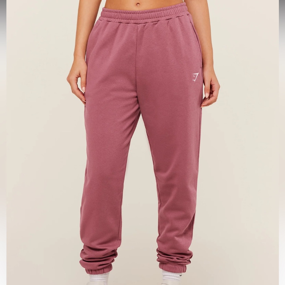 Gymshark Pink Training Fleece Joggers